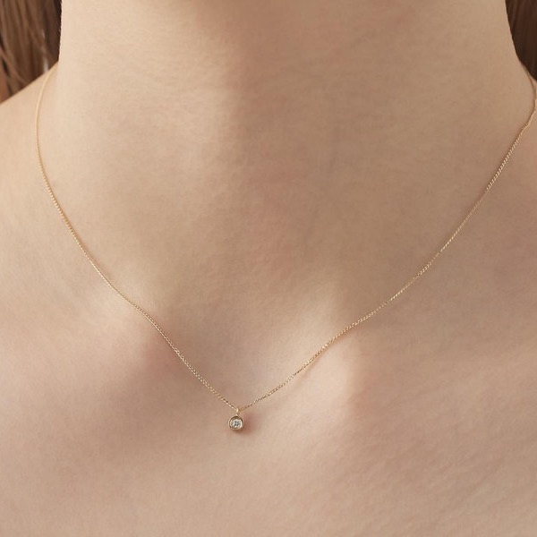ete bijoux K10YG ダイヤモンド ネックレス | エテ ビジュー