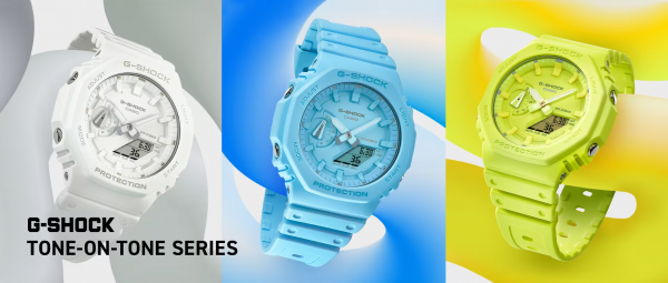 スタイリッシュに彩るワンカラー「G-SHOCK TONE-ON-TONE SERIES」 | カシオ | 大丸神戸店公式 SHOP BLOG