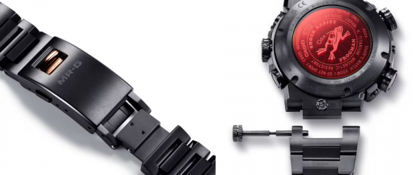 深海に輝くルビーレッドのG-SHOCK「MR-G FROGMAN」 | カシオ